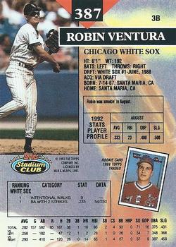 Robin Ventura  baseball card collectible - Main Image 2