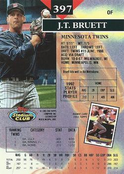 J.T. Bruett  baseball card collectible - Main Image 2