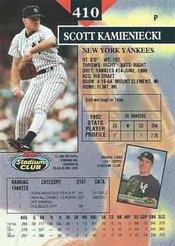 Scott Kamieniecki  baseball card collectible - Main Image 2