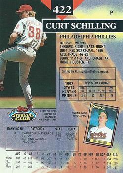 Curt Schilling  baseball card collectible - Main Image 2