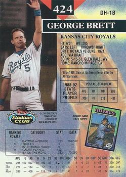 George Brett  baseball card collectible - Main Image 2