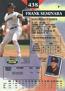 Frank Seminara  baseball card collectible - Main Image 2
