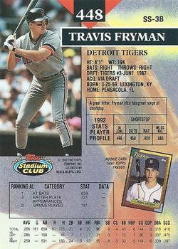 Travis Fryman  baseball card collectible - Main Image 2