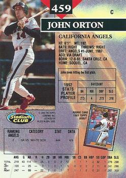 John Orton  baseball card collectible - Main Image 2