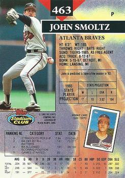 John Smoltz  baseball card collectible - Main Image 2