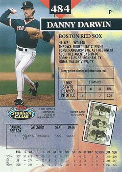Danny Darwin  baseball card collectible - Main Image 2