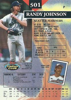 Randy Johnson  baseball card collectible - Main Image 2
