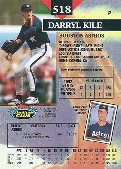 Darryl Kile  baseball card collectible - Main Image 2