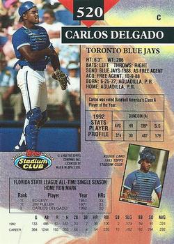 Carlos Delgado  baseball card collectible - Main Image 2