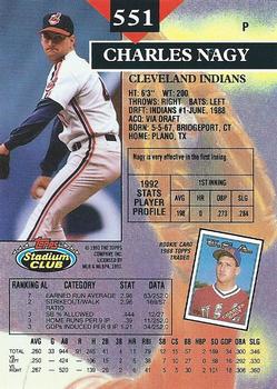 Charles Nagy  baseball card collectible - Main Image 2