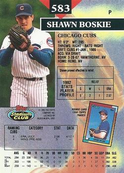 Shawn Boskie  baseball card collectible - Main Image 2