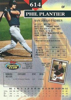 Phil Plantier  baseball card collectible - Main Image 2