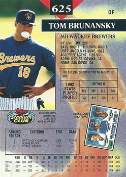 Tom Brunansky  baseball card collectible - Main Image 2