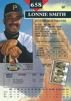 Lonnie Smith  baseball card collectible - Main Image 2