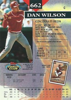 Dan Wilson  baseball card collectible - Main Image 2