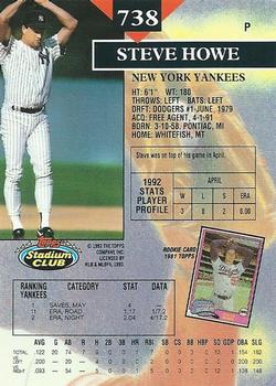 Steve Howe  baseball card collectible - Main Image 2