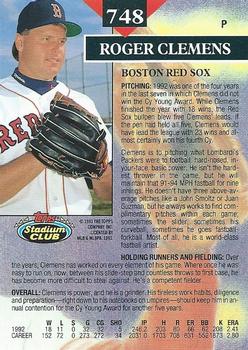 Roger Clemens  baseball card collectible - Main Image 2