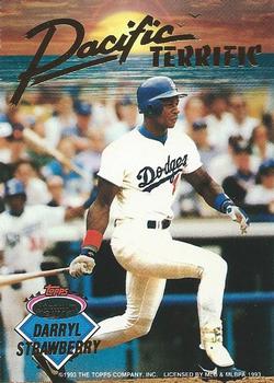 Ken Griffey Jr. / Darryl Strawberry  baseball card collectible - Main Image 2