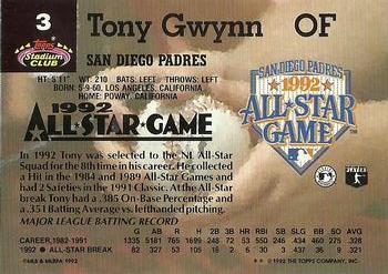 Tony Gwynn  baseball card collectible - Main Image 2