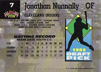 Jon Nunnally  baseball card collectible - Main Image 2
