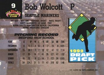 Bob Wolcott  baseball card collectible - Main Image 2