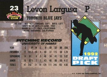 Levon Largusa  baseball card collectible - Main Image 2