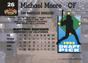 Michael Moore  baseball card collectible - Main Image 2