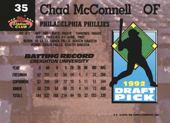 Chad McConnell  baseball card collectible - Main Image 2