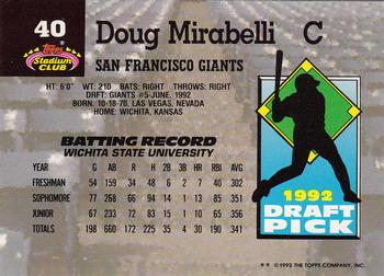 Doug Mirabelli  baseball card collectible - Main Image 2