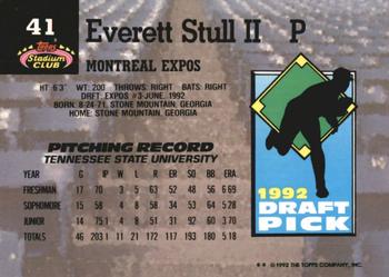 Everett Stull II  baseball card collectible - Main Image 2