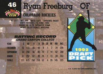 Ryan Freeburg  baseball card collectible - Main Image 2