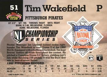 Tim Wakefield  baseball card collectible - Main Image 2