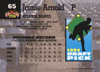 Jamie Arnold  baseball card collectible - Main Image 2