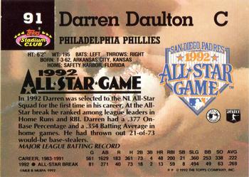 Darren Daulton  baseball card collectible - Main Image 2