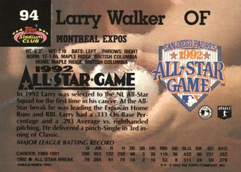 Larry Walker  baseball card collectible - Main Image 2