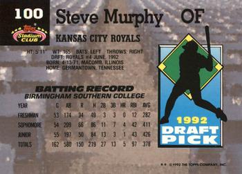 Steve Murphy  baseball card collectible - Main Image 2