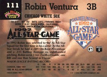 Robin Ventura  baseball card collectible - Main Image 2