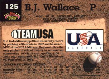 B.J. Wallace  baseball card collectible - Main Image 2