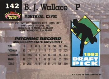 B.J. Wallace  baseball card collectible - Main Image 2