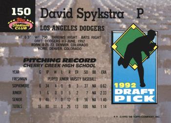 David Spykstra  baseball card collectible - Main Image 2