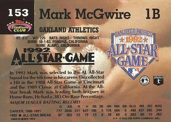 Mark McGwire  baseball card collectible - Main Image 2