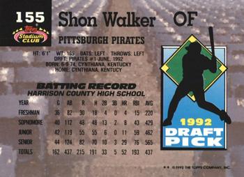 Shon Walker  baseball card collectible - Main Image 2
