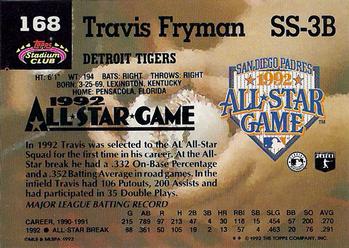 Travis Fryman  baseball card collectible - Main Image 2