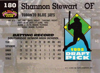 Shannon Stewart  baseball card collectible - Main Image 2