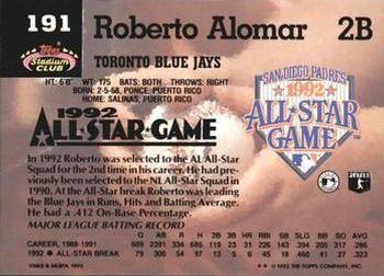 Roberto Alomar  baseball card collectible - Main Image 2