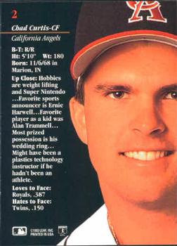 Chad Curtis  baseball card collectible - Main Image 2