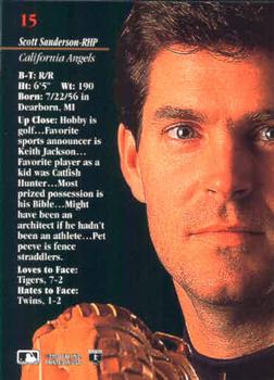 Scott Sanderson  baseball card collectible - Main Image 2