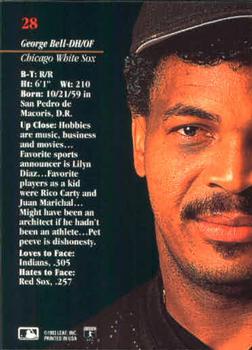 George Bell  baseball card collectible - Main Image 2