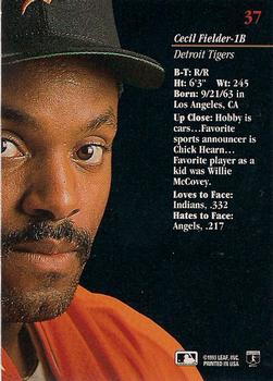 Cecil Fielder  baseball card collectible - Main Image 2