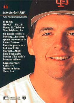 John Burkett  baseball card collectible - Main Image 2